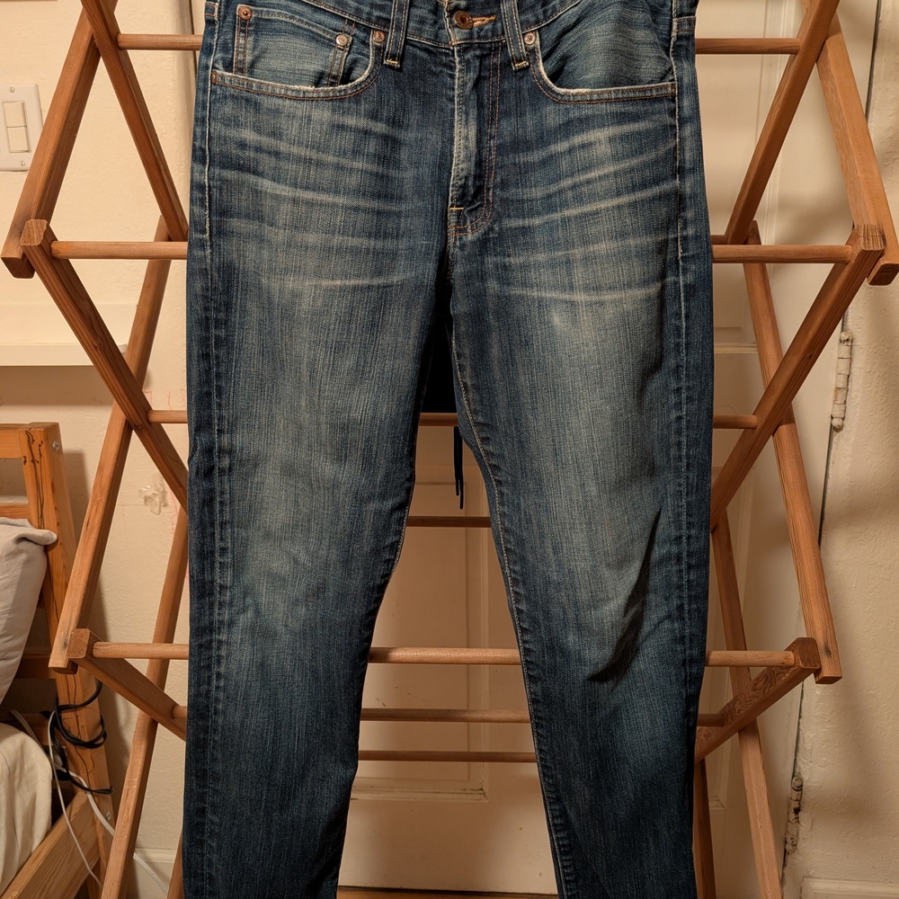 Lucky Brand Blue Slim Jeans with Vintage Wash